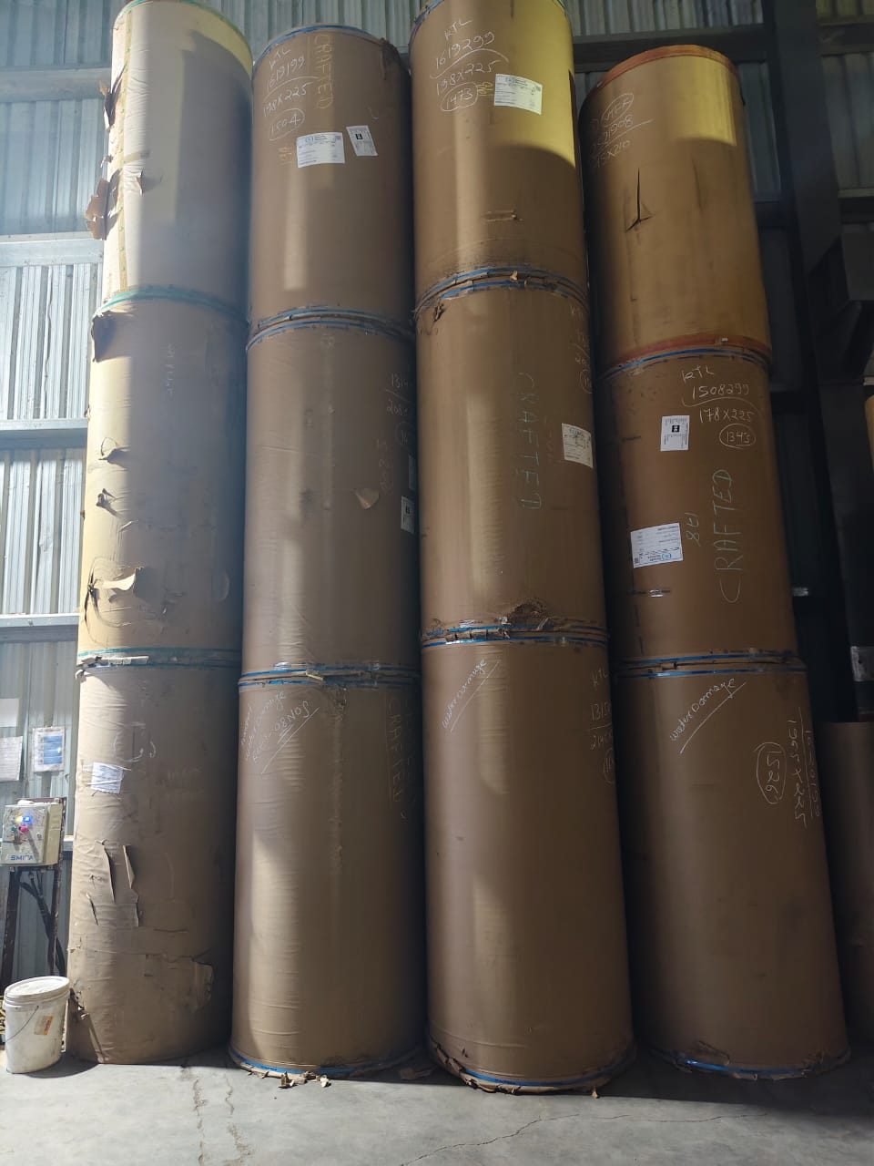 Disposal of water affected Kraft Paper on "as is where is basis"
