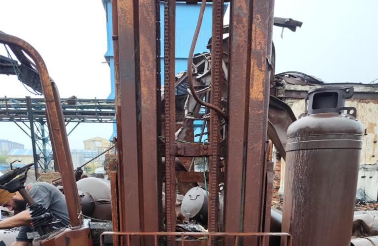 Disposal of fire affected Forklift on "as is where is basis"