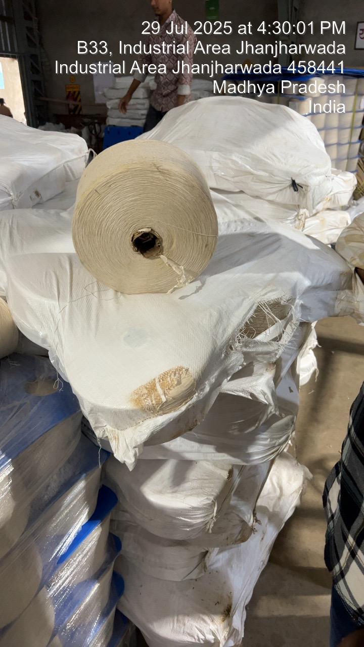 E Auction of damaged Yarn on as is where is basis