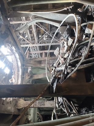 Disposal of Fire Affected Hydraulic Cylinder, Copper Coil, And Other Materials on "as is where is basis"