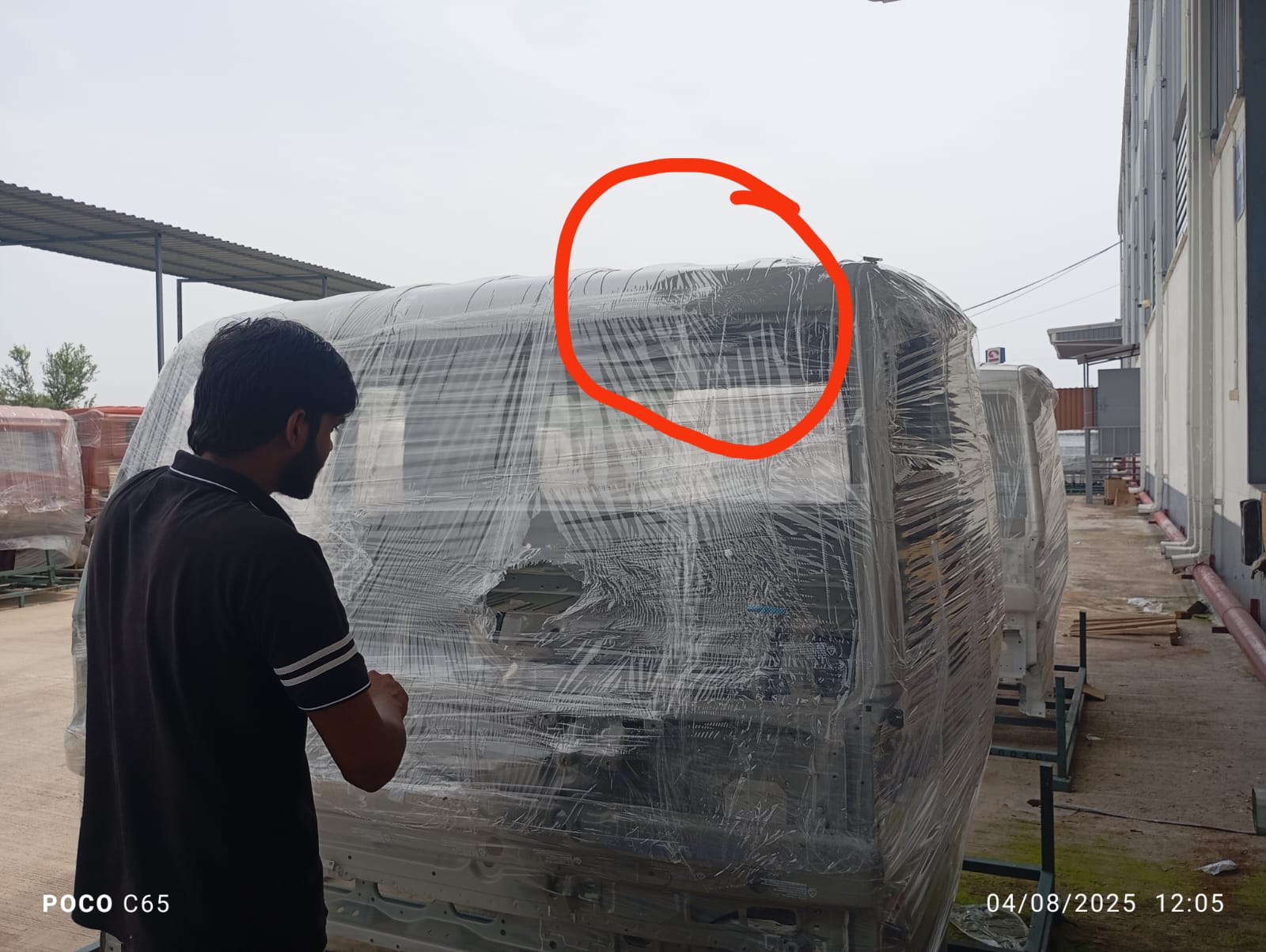 Disposal of transit affected Eicher Cabin on "as is where is basis"