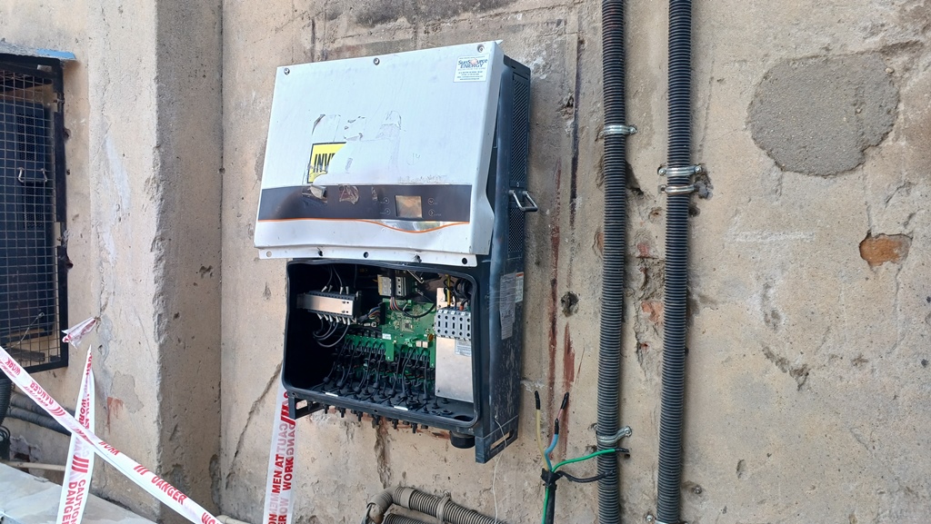 Disposal of Fire Affected PV Inverters, Solar panel other material on "as is where is basis"