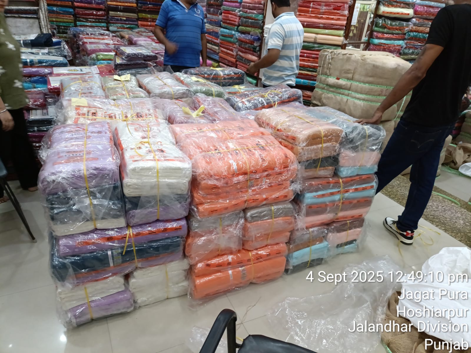 Disposal of Wet Affected Pagri fabrics on "as where is basis"