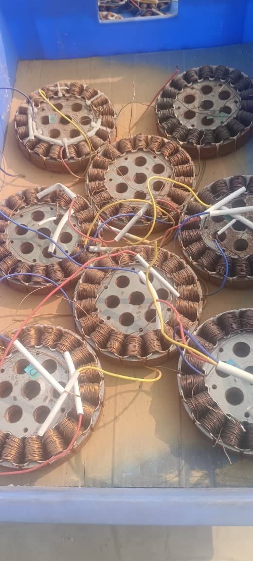 E- Auction of damaged Stator, Motor, Parts & Oven on “as is where is basis”